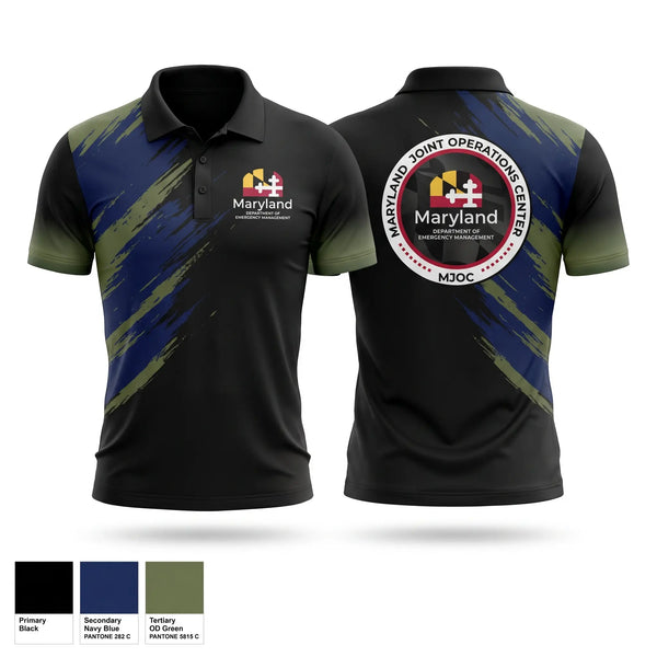 Short Sleeve Performance Polo, Maryland Department of Emergency Management, , Teamtime, Team time, sublimation, custom sports apparel, team uniforms, spirit wear, spiritwear, sports uniforms, custom shirts, team store, custom team store, fundraiser sports, apparel fundraiser