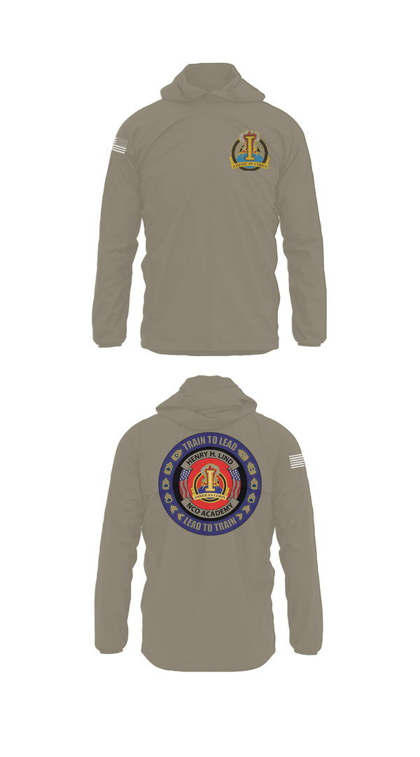 Windbreaker, Henry H. Lind NCO Academy, Army, Teamtime, Team time, sublimation, custom sports apparel, team uniforms, spirit wear, spiritwear, sports uniforms, custom shirts, team store, custom team store, fundraiser sports, apparel fundraiser