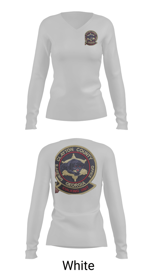 Womens Long Sleeve Vneck Shirt, ADU, Police, Teamtime, Team time, sublimation, custom sports apparel, team uniforms, spirit wear, spiritwear, sports uniforms, custom shirts, team store, custom team store, fundraiser sports, apparel fundraiser
