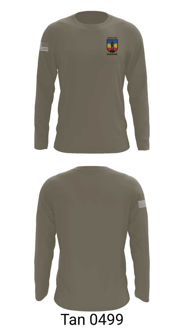 Long Sleeve Performance Shirt, 211th RTI, National Guard, Teamtime, Team time, sublimation, custom sports apparel, team uniforms, spirit wear, spiritwear, sports uniforms, custom shirts, team store, custom team store, fundraiser sports, apparel fundraiser