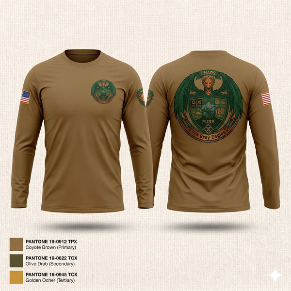 Long Sleeve Performance Shirt, F/4 Grey Eagle, Army, Teamtime, Team time, sublimation, custom sports apparel, team uniforms, spirit wear, spiritwear, sports uniforms, custom shirts, team store, custom team store, fundraiser sports, apparel fundraiser