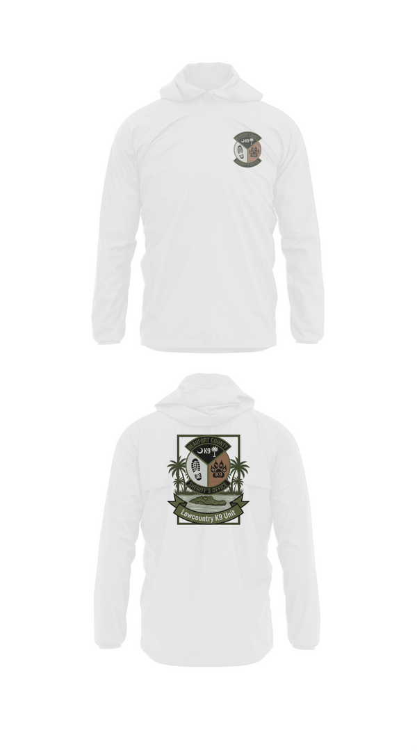 Windbreaker, Lowcountry K-9 Unit, Police, Teamtime, Team time, sublimation, custom sports apparel, team uniforms, spirit wear, spiritwear, sports uniforms, custom shirts, team store, custom team store, fundraiser sports, apparel fundraiser