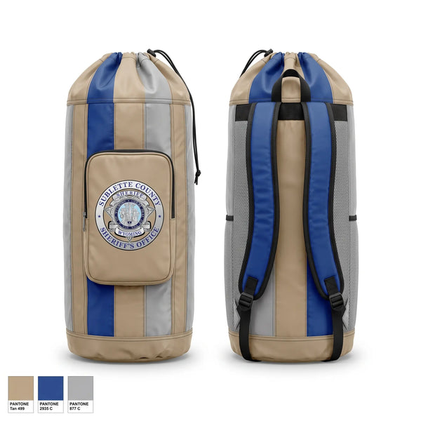Gear Bag, Sublette County Sheriff's Office Drone Unit, Police, Teamtime, Team time, sublimation, custom sports apparel, team uniforms, spirit wear, spiritwear, sports uniforms, custom shirts, team store, custom team store, fundraiser sports, apparel fundraiser
