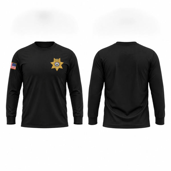 Long Sleeve Performance Shirt, Penobscot County Sheriff's Office, Police, Teamtime, Team time, sublimation, custom sports apparel, team uniforms, spirit wear, spiritwear, sports uniforms, custom shirts, team store, custom team store, fundraiser sports, apparel fundraiser