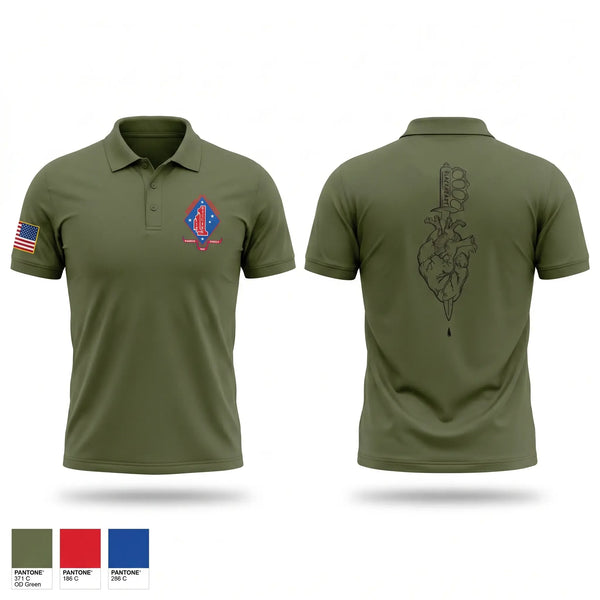 Short Sleeve Performance Polo, V11, Marines, Teamtime, Team time, sublimation, custom sports apparel, team uniforms, spirit wear, spiritwear, sports uniforms, custom shirts, team store, custom team store, fundraiser sports, apparel fundraiser