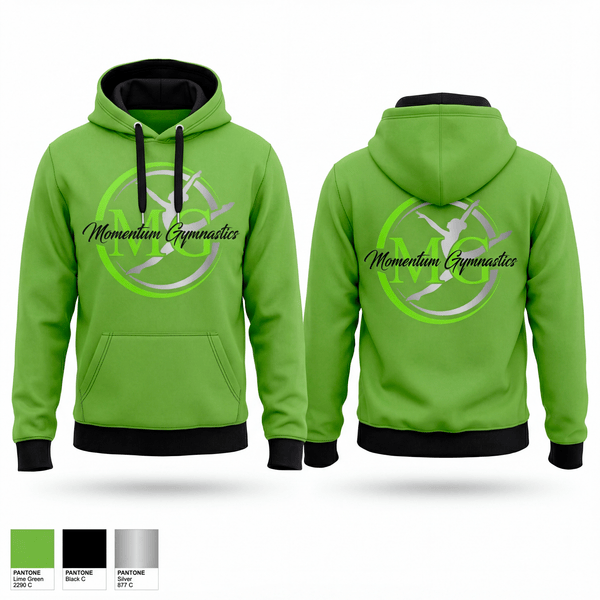 Hoodie, Momentum Gymnastics, Cheer, Teamtime, Team time, sublimation, custom sports apparel, team uniforms, spirit wear, spiritwear, sports uniforms, custom shirts, team store, custom team store, fundraiser sports, apparel fundraiser