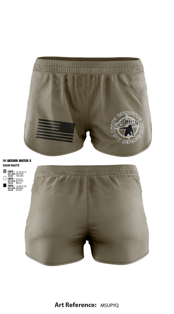 Ranger Panties, 308 Defense, , Teamtime, Team time, sublimation, custom sports apparel, team uniforms, spirit wear, spiritwear, sports uniforms, custom shirts, team store, custom team store, fundraiser sports, apparel fundraiser