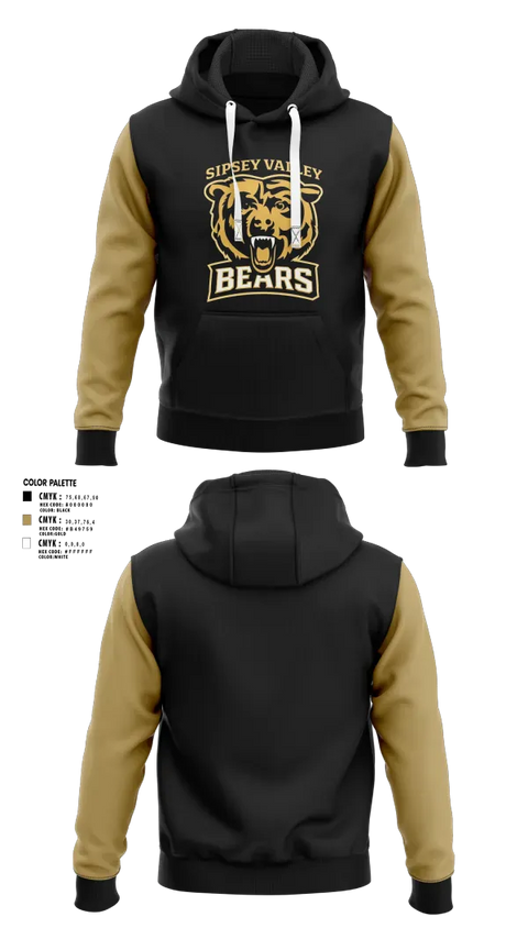 Hoodie, Sipsey Valley Bears, Baseball, Teamtime, Team time, sublimation, custom sports apparel, team uniforms, spirit wear, spiritwear, sports uniforms, custom shirts, team store, custom team store, fundraiser sports, apparel fundraiser
