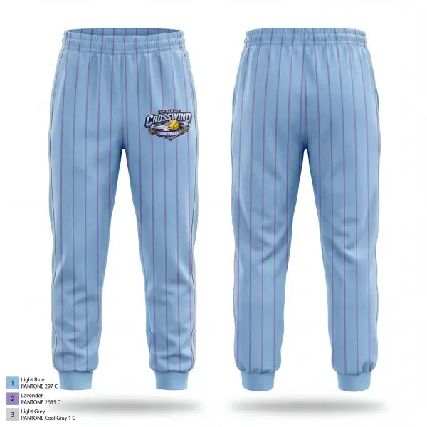 Sweatpants, SW Kansas Crosswind, Softball, Teamtime, Team time, sublimation, custom sports apparel, team uniforms, spirit wear, spiritwear, sports uniforms, custom shirts, team store, custom team store, fundraiser sports, apparel fundraiser