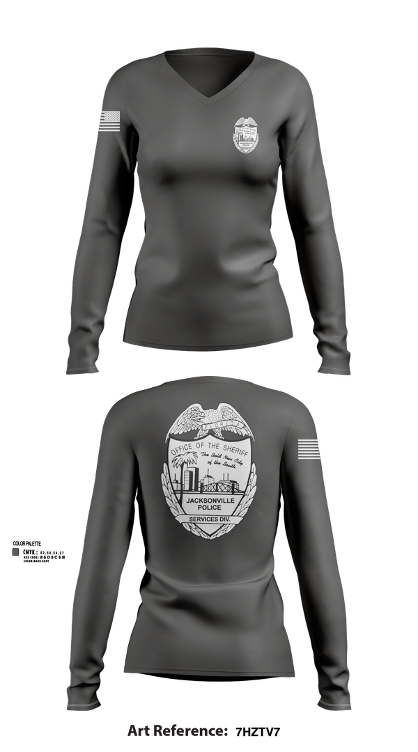 Womens Long Sleeve Vneck Shirt, SERVICES DIV., , Teamtime, Team time, sublimation, custom sports apparel, team uniforms, spirit wear, spiritwear, sports uniforms, custom shirts, team store, custom team store, fundraiser sports, apparel fundraiser