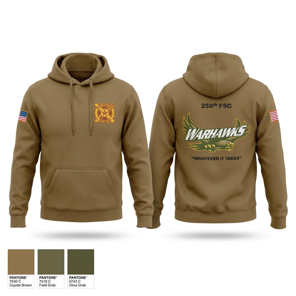 Hoodie, 250th FSC, Army, Teamtime, Team time, sublimation, custom sports apparel, team uniforms, spirit wear, spiritwear, sports uniforms, custom shirts, team store, custom team store, fundraiser sports, apparel fundraiser