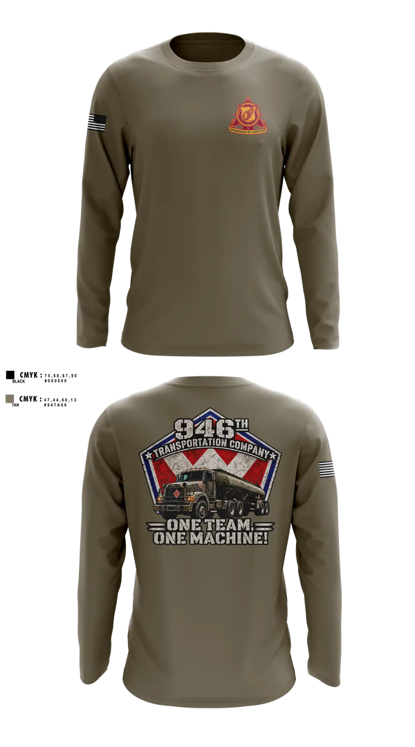 Long Sleeve Performance Shirt, 946th TC, Army, Teamtime, Team time, sublimation, custom sports apparel, team uniforms, spirit wear, spiritwear, sports uniforms, custom shirts, team store, custom team store, fundraiser sports, apparel fundraiser