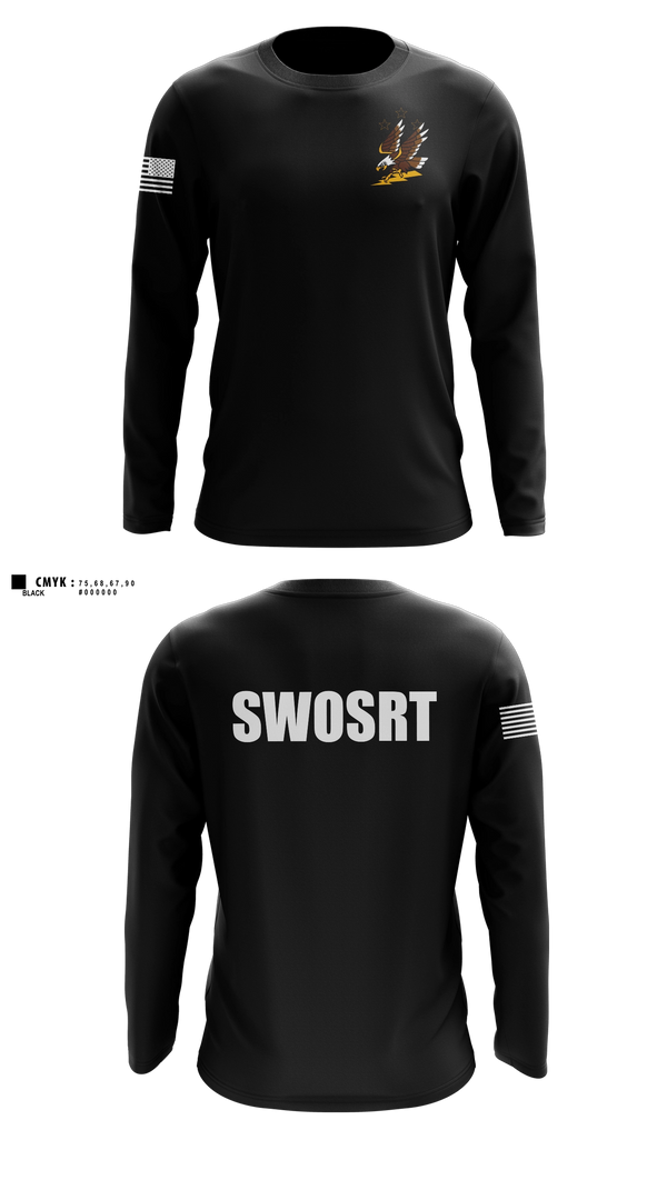 Long Sleeve Performance Shirt, Southwest Oakland Special Response Team, Police, Teamtime, Team time, sublimation, custom sports apparel, team uniforms, spirit wear, spiritwear, sports uniforms, custom shirts, team store, custom team store, fundraiser sports, apparel fundraiser
