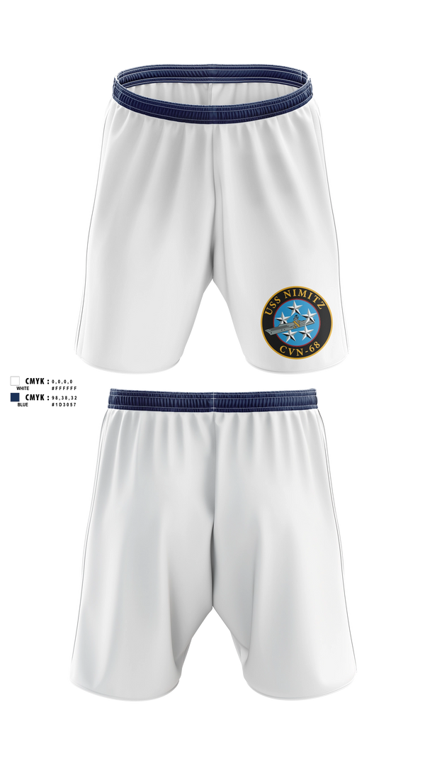 Athletic Shorts With Pockets, USS NIMITZ, Men's Soccer, Teamtime, Team time, sublimation, custom sports apparel, team uniforms, spirit wear, spiritwear, sports uniforms, custom shirts, team store, custom team store, fundraiser sports, apparel fundraiser