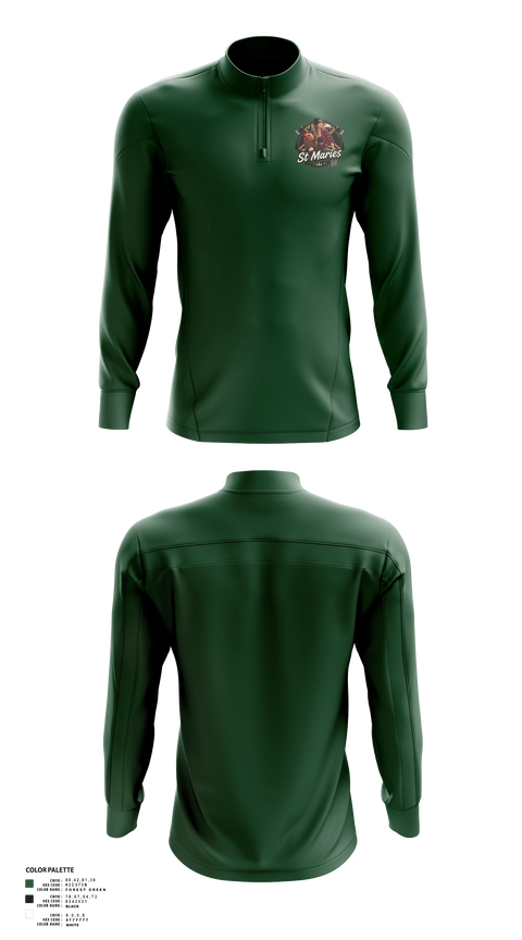Quarter Zip Jacket, Lumberjacks, Women's Basketball, Teamtime, Team time, sublimation, custom sports apparel, team uniforms, spirit wear, spiritwear, sports uniforms, custom shirts, team store, custom team store, fundraiser sports, apparel fundraiser