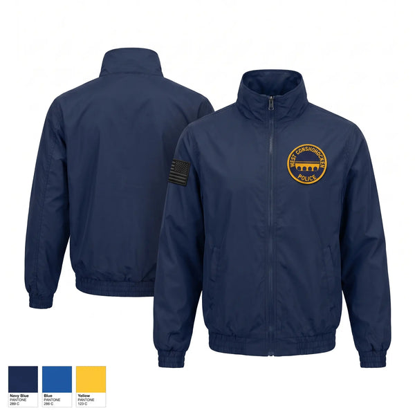 Windbreaker, West Conshohocken Police Department, Police, Teamtime, Team time, sublimation, custom sports apparel, team uniforms, spirit wear, spiritwear, sports uniforms, custom shirts, team store, custom team store, fundraiser sports, apparel fundraiser