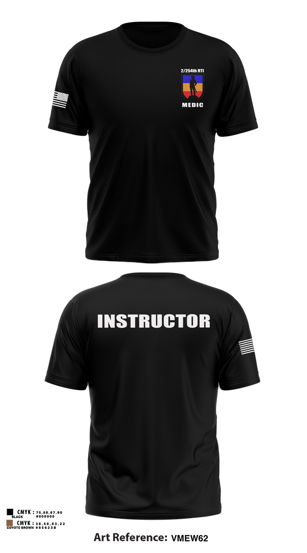 Short Sleeve Performance Shirt, 2/254 RTI, Army, Teamtime, Team time, sublimation, custom sports apparel, team uniforms, spirit wear, spiritwear, sports uniforms, custom shirts, team store, custom team store, fundraiser sports, apparel fundraiser
