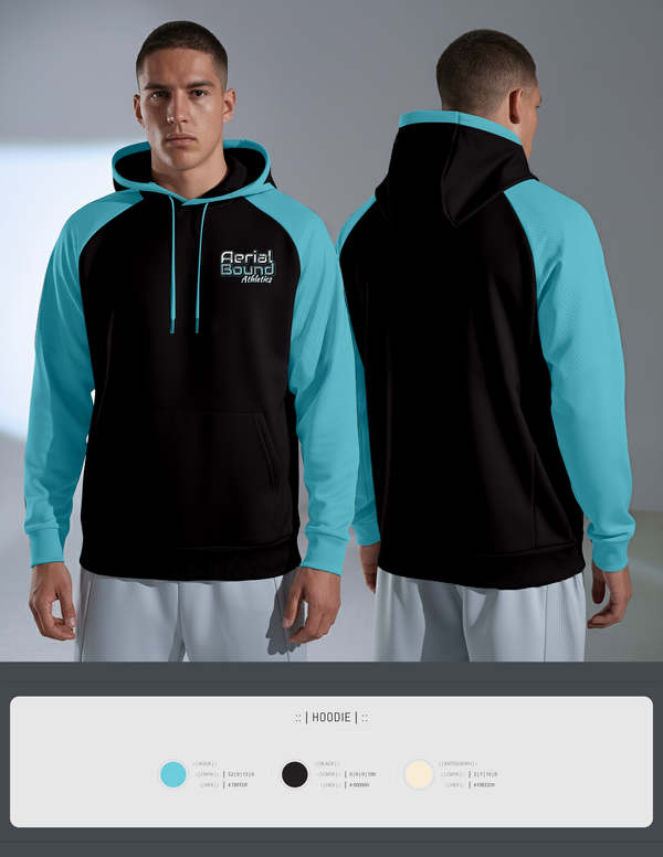 Hoodie, Aerial Bound Athletics, Spirit Store, Teamtime, Team time, sublimation, custom sports apparel, team uniforms, spirit wear, spiritwear, sports uniforms, custom shirts, team store, custom team store, fundraiser sports, apparel fundraiser