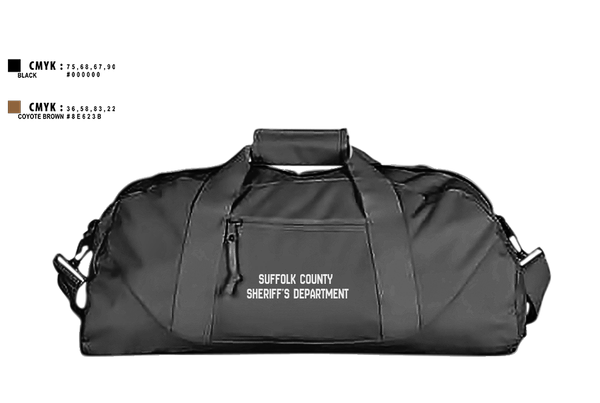 Duffle Bag, Suffolk County Sheriff’s Department, , Teamtime, Team time, sublimation, custom sports apparel, team uniforms, spirit wear, spiritwear, sports uniforms, custom shirts, team store, custom team store, fundraiser sports, apparel fundraiser