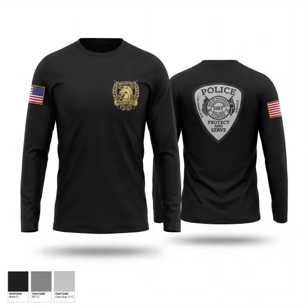 Long Sleeve Performance Shirt, Bradenton HNT, Police, Teamtime, Team time, sublimation, custom sports apparel, team uniforms, spirit wear, spiritwear, sports uniforms, custom shirts, team store, custom team store, fundraiser sports, apparel fundraiser