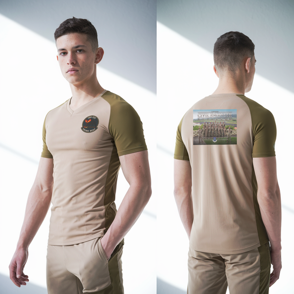 Old School Cotton Feel Shirt, 118th CES, Air Force, Teamtime, Team time, sublimation, custom sports apparel, team uniforms, spirit wear, spiritwear, sports uniforms, custom shirts, team store, custom team store, fundraiser sports, apparel fundraiser
