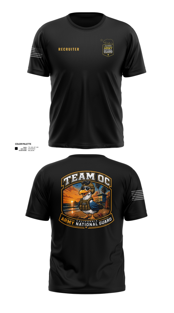 Short Sleeve Performance Shirt, TEAM OC, National Guard, Teamtime, Team time, sublimation, custom sports apparel, team uniforms, spirit wear, spiritwear, sports uniforms, custom shirts, team store, custom team store, fundraiser sports, apparel fundraiser