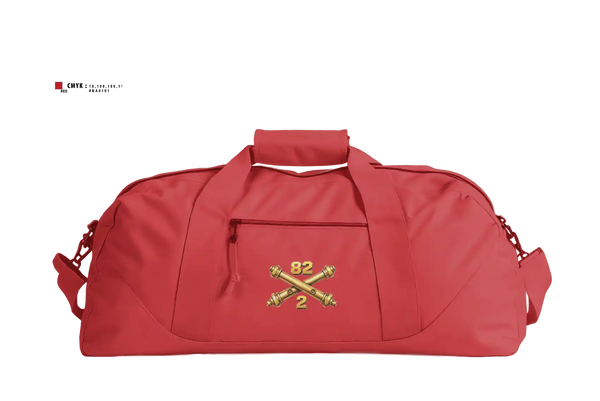 Duffle Bag, 2-82 FAR, 1CD DIVARTY, SPUR, Army, Teamtime, Team time, sublimation, custom sports apparel, team uniforms, spirit wear, spiritwear, sports uniforms, custom shirts, team store, custom team store, fundraiser sports, apparel fundraiser