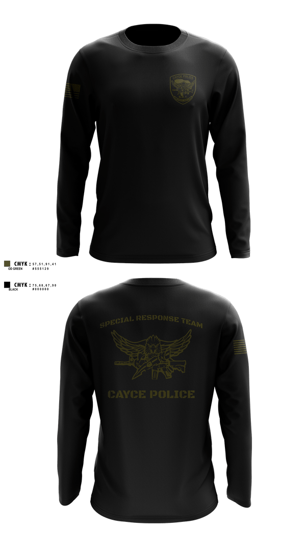 Long Sleeve Performance Shirt, City of Cayce Police Department, Police, Teamtime, Team time, sublimation, custom sports apparel, team uniforms, spirit wear, spiritwear, sports uniforms, custom shirts, team store, custom team store, fundraiser sports, apparel fundraiser
