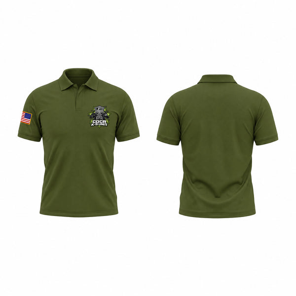Short Sleeve Performance Polo, Central Region K9, Police, Teamtime, Team time, sublimation, custom sports apparel, team uniforms, spirit wear, spiritwear, sports uniforms, custom shirts, team store, custom team store, fundraiser sports, apparel fundraiser