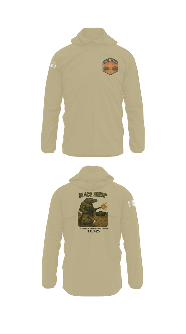Windbreaker, 4th Assault Amphibian Battalion, Company B, , Teamtime, Team time, sublimation, custom sports apparel, team uniforms, spirit wear, spiritwear, sports uniforms, custom shirts, team store, custom team store, fundraiser sports, apparel fundraiser