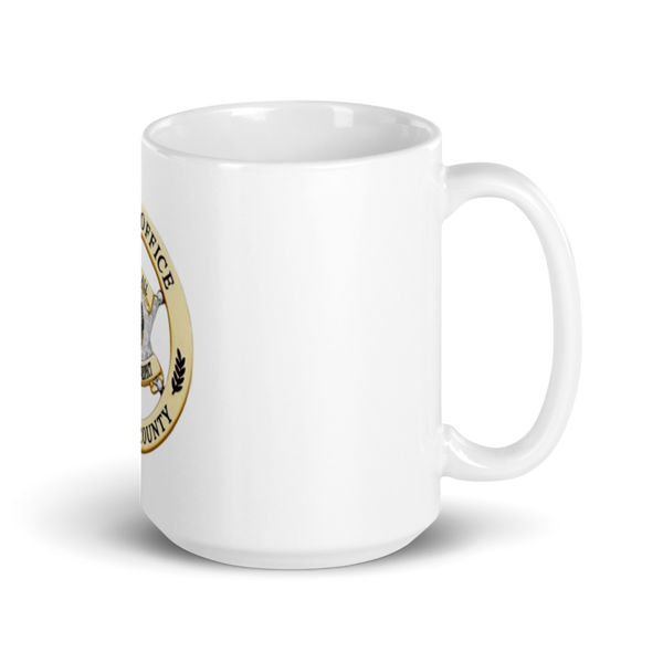 Renville County Sheriff's Office 38355062 White Glossy Mug - Large