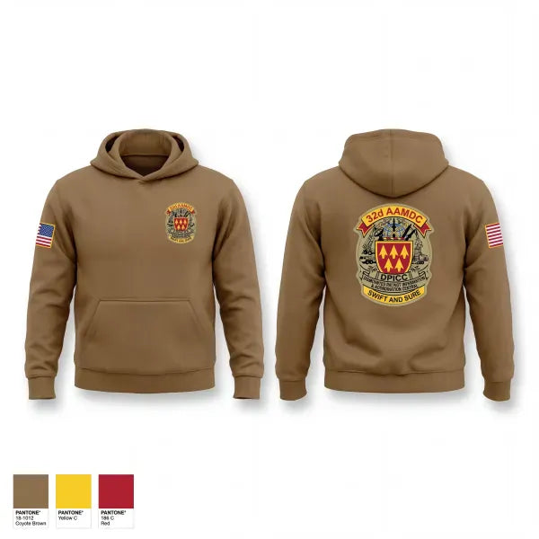 Hoodie, 32d AAMDC DPICC, Army, Teamtime, Team time, sublimation, custom sports apparel, team uniforms, spirit wear, spiritwear, sports uniforms, custom shirts, team store, custom team store, fundraiser sports, apparel fundraiser