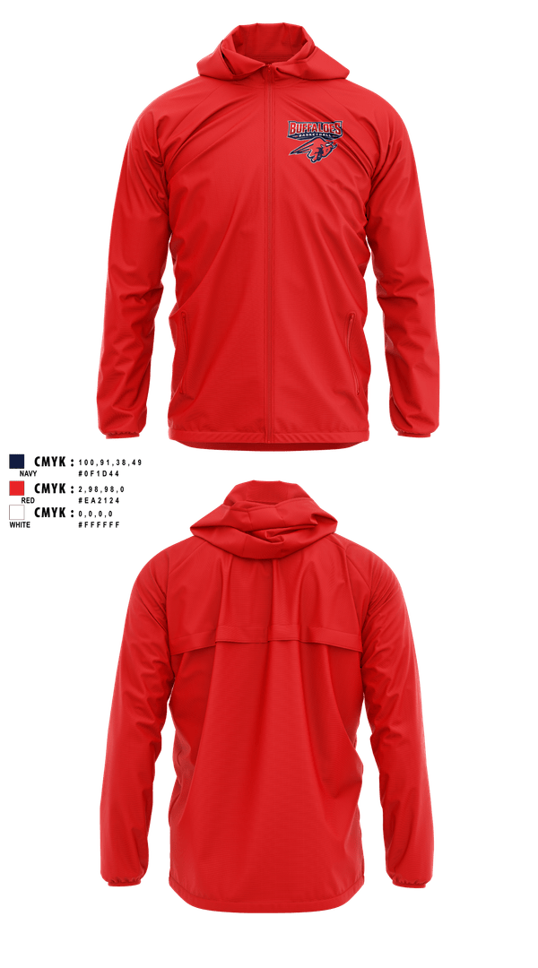 Windbreaker, Illinois Buffaloes, Men's Basketball, Teamtime, Team time, sublimation, custom sports apparel, team uniforms, spirit wear, spiritwear, sports uniforms, custom shirts, team store, custom team store, fundraiser sports, apparel fundraiser