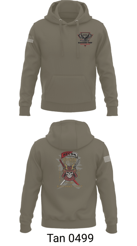 Hoodie, 4-9 CAV, RONIN PLT, Army, Teamtime, Team time, sublimation, custom sports apparel, team uniforms, spirit wear, spiritwear, sports uniforms, custom shirts, team store, custom team store, fundraiser sports, apparel fundraiser