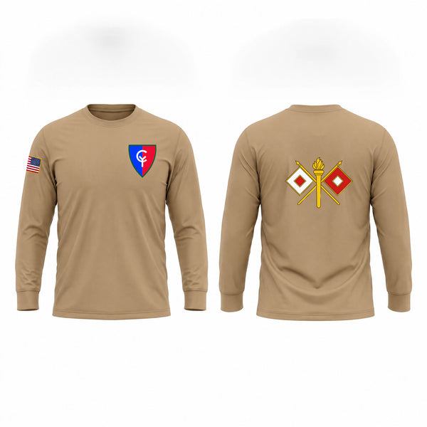 Long Sleeve Performance Shirt, 38th Infantry Division, Army, Teamtime, Team time, sublimation, custom sports apparel, team uniforms, spirit wear, spiritwear, sports uniforms, custom shirts, team store, custom team store, fundraiser sports, apparel fundraiser