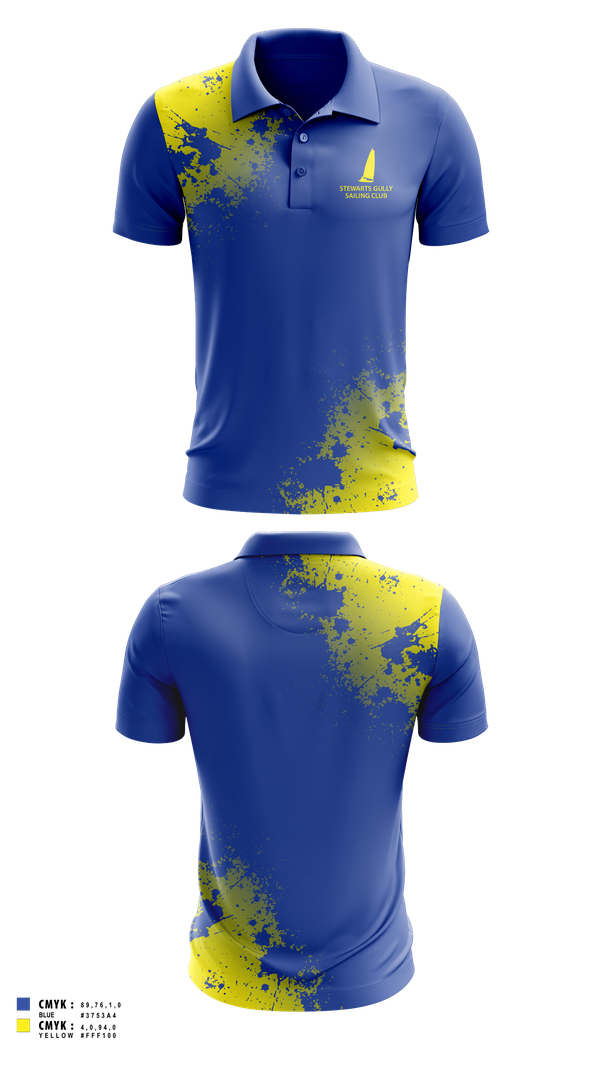 Short Sleeve Performance Polo, Stewarts Gully Sailing Club, Spirit Store, Teamtime, Team time, sublimation, custom sports apparel, team uniforms, spirit wear, spiritwear, sports uniforms, custom shirts, team store, custom team store, fundraiser sports, apparel fundraiser