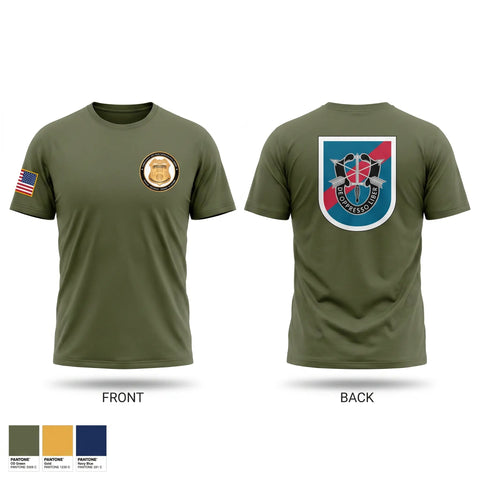 Old School Cotton Feel Shirt, 3/20th Special Forces Group, Army, Teamtime, Team time, sublimation, custom sports apparel, team uniforms, spirit wear, spiritwear, sports uniforms, custom shirts, team store, custom team store, fundraiser sports, apparel fundraiser