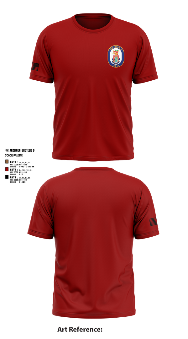 Short Sleeve Performance Shirt, USS CHOSIN, , Teamtime, Team time, sublimation, custom sports apparel, team uniforms, spirit wear, spiritwear, sports uniforms, custom shirts, team store, custom team store, fundraiser sports, apparel fundraiser
