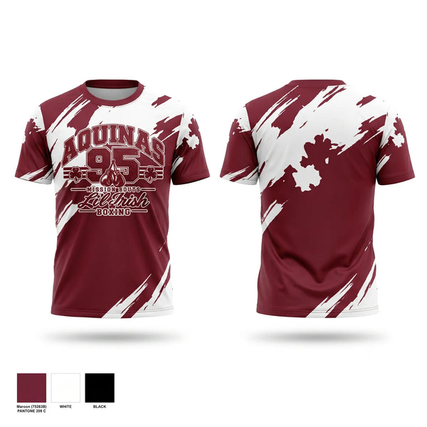 Short Sleeve Performance Shirt, Aquinas Li'l Irish Boxing, Spirit Store, Teamtime, Team time, sublimation, custom sports apparel, team uniforms, spirit wear, spiritwear, sports uniforms, custom shirts, team store, custom team store, fundraiser sports, apparel fundraiser