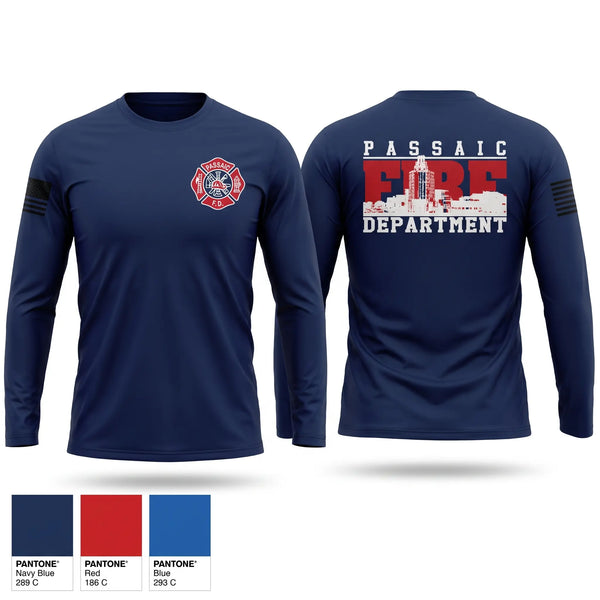 Long Sleeve Performance Shirt, FMBA Local 13/213 Passaic Fire Department, Fire Department, Teamtime, Team time, sublimation, custom sports apparel, team uniforms, spirit wear, spiritwear, sports uniforms, custom shirts, team store, custom team store, fundraiser sports, apparel fundraiser