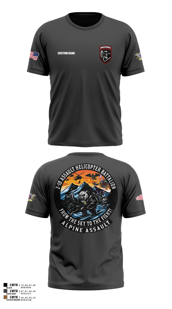 Short Sleeve Performance Shirt, 2-10 AHB Knighthawks, Spirit Store, Teamtime, Team time, sublimation, custom sports apparel, team uniforms, spirit wear, spiritwear, sports uniforms, custom shirts, team store, custom team store, fundraiser sports, apparel fundraiser