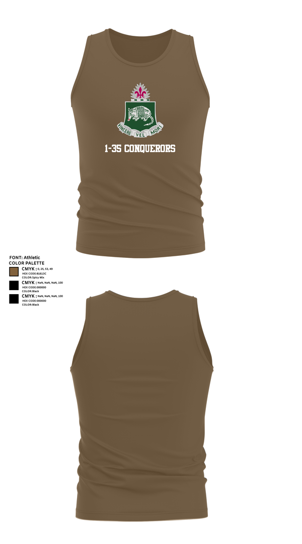 Tank Top, 1-35 conquerors, , Teamtime, Team time, sublimation, custom sports apparel, team uniforms, spirit wear, spiritwear, sports uniforms, custom shirts, team store, custom team store, fundraiser sports, apparel fundraiser