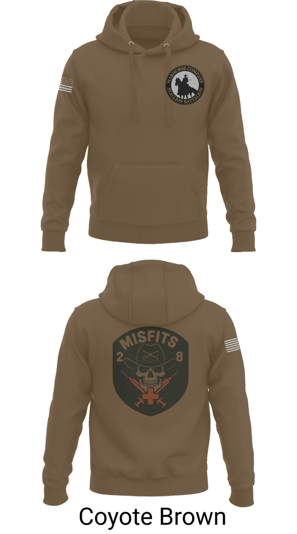 Hoodie, 2-8 Cav, HHC, Medic Platoon, , Teamtime, Team time, sublimation, custom sports apparel, team uniforms, spirit wear, spiritwear, sports uniforms, custom shirts, team store, custom team store, fundraiser sports, apparel fundraiser