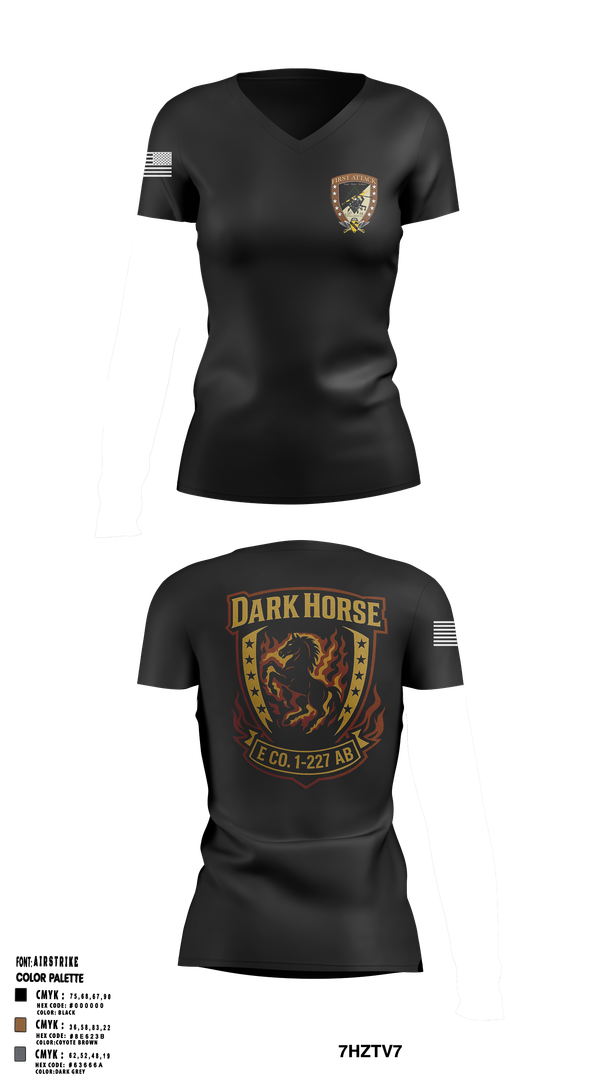 Womens Short Sleeve Vneck Shirt, Echo Company, 1-227 AB, 1ACB, 1CD, , Teamtime, Team time, sublimation, custom sports apparel, team uniforms, spirit wear, spiritwear, sports uniforms, custom shirts, team store, custom team store, fundraiser sports, apparel fundraiser