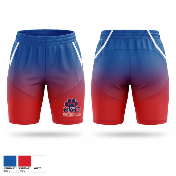 Womens Shorts, McKeesport Tigers, Spirit Store, Teamtime, Team time, sublimation, custom sports apparel, team uniforms, spirit wear, spiritwear, sports uniforms, custom shirts, team store, custom team store, fundraiser sports, apparel fundraiser