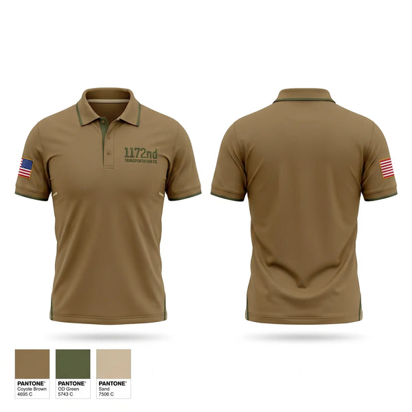 Short Sleeve Performance Polo, 1172nd transportation CO., National Guard, Teamtime, Team time, sublimation, custom sports apparel, team uniforms, spirit wear, spiritwear, sports uniforms, custom shirts, team store, custom team store, fundraiser sports, apparel fundraiser