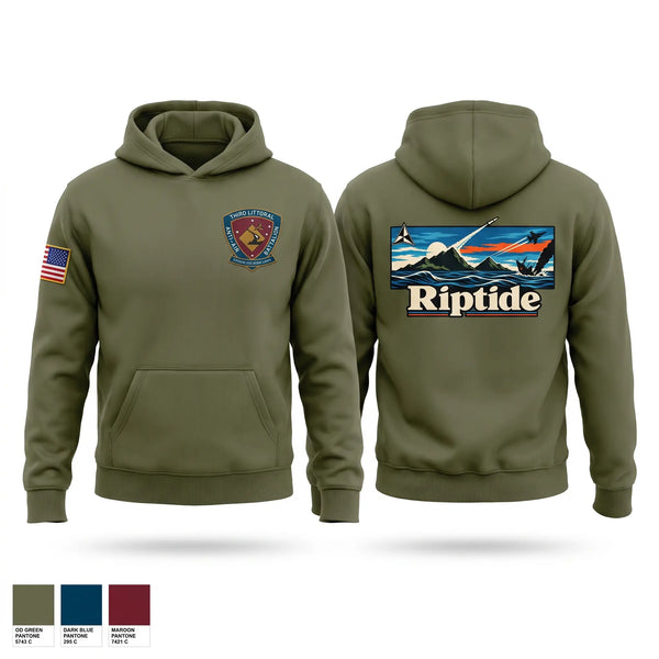 Hoodie, 3d Littoral Anti-Air Battalion, Marines, Teamtime, Team time, sublimation, custom sports apparel, team uniforms, spirit wear, spiritwear, sports uniforms, custom shirts, team store, custom team store, fundraiser sports, apparel fundraiser