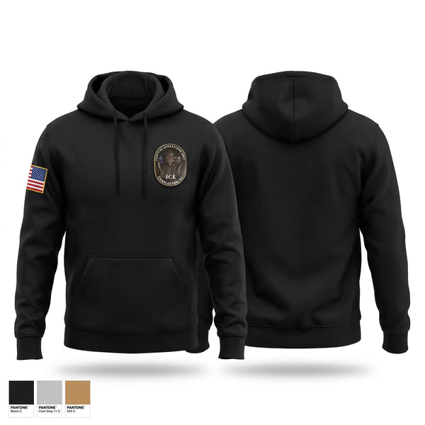 Hoodie, Immigration and Customs Enforcement Charleston SC, Police, Teamtime, Team time, sublimation, custom sports apparel, team uniforms, spirit wear, spiritwear, sports uniforms, custom shirts, team store, custom team store, fundraiser sports, apparel fundraiser