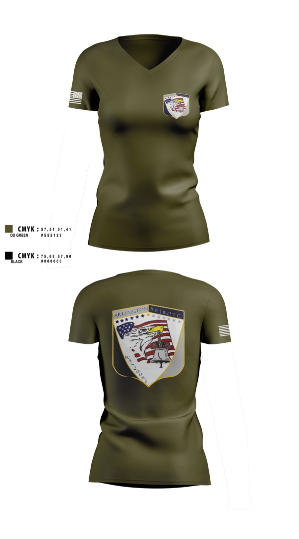 Womens Short Sleeve Vneck Shirt, 61st eagle squadron, , Teamtime, Team time, sublimation, custom sports apparel, team uniforms, spirit wear, spiritwear, sports uniforms, custom shirts, team store, custom team store, fundraiser sports, apparel fundraiser