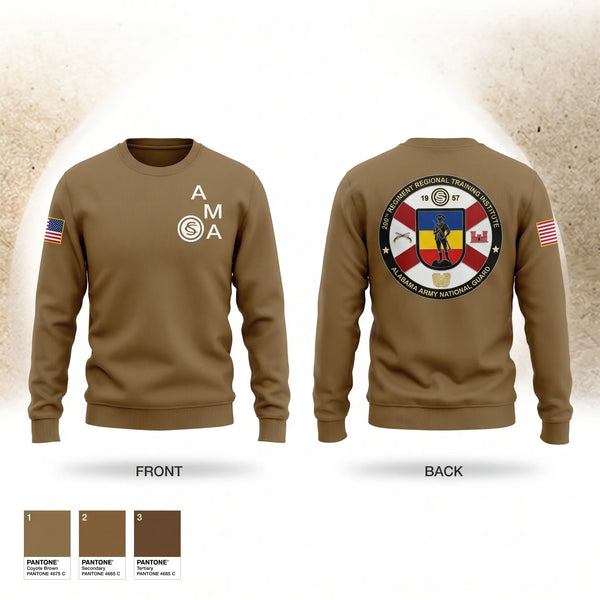 Crew Neck Sweatshirt, HQ, 200th Regiment (LDR), National Guard, Teamtime, Team time, sublimation, custom sports apparel, team uniforms, spirit wear, spiritwear, sports uniforms, custom shirts, team store, custom team store, fundraiser sports, apparel fundraiser